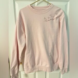 Light Pink Crewneck Sweatshirt